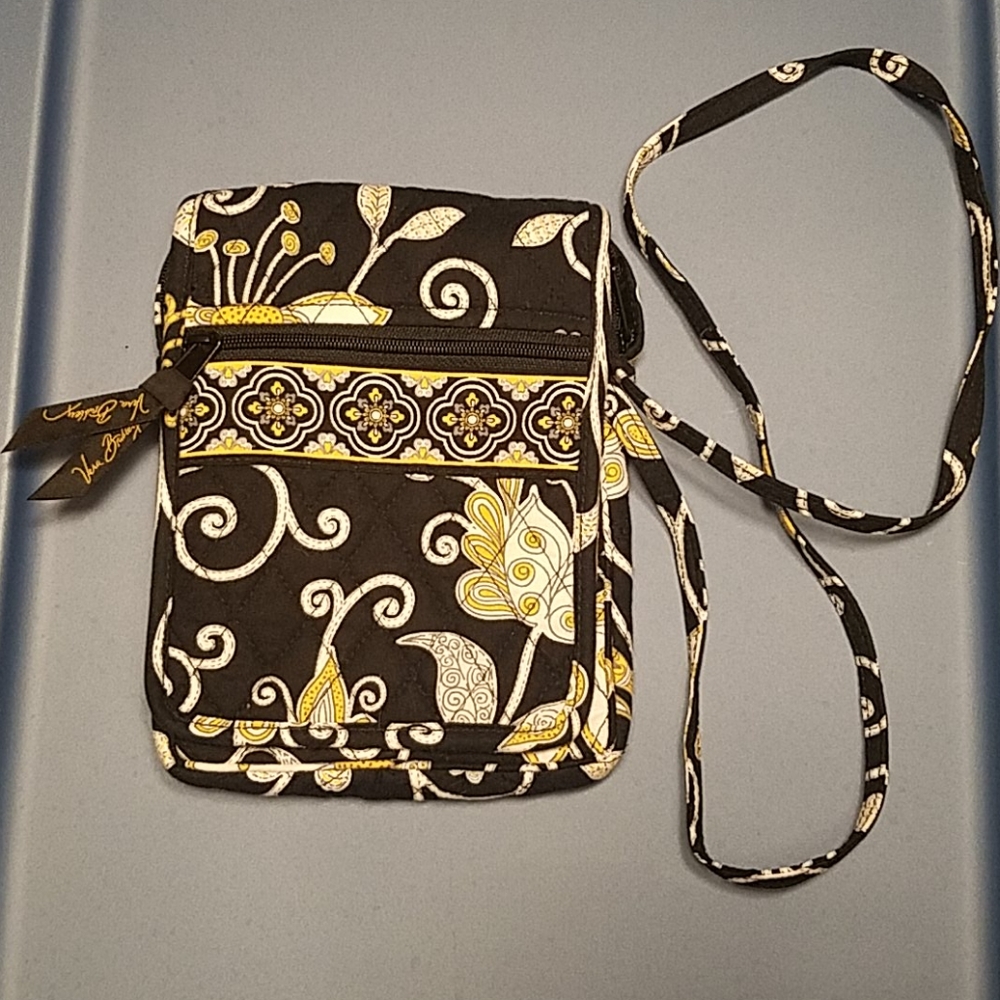 EUC Vera Bradley Yellow Bird Mini Hipster